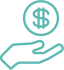 Hand with Coin Icon